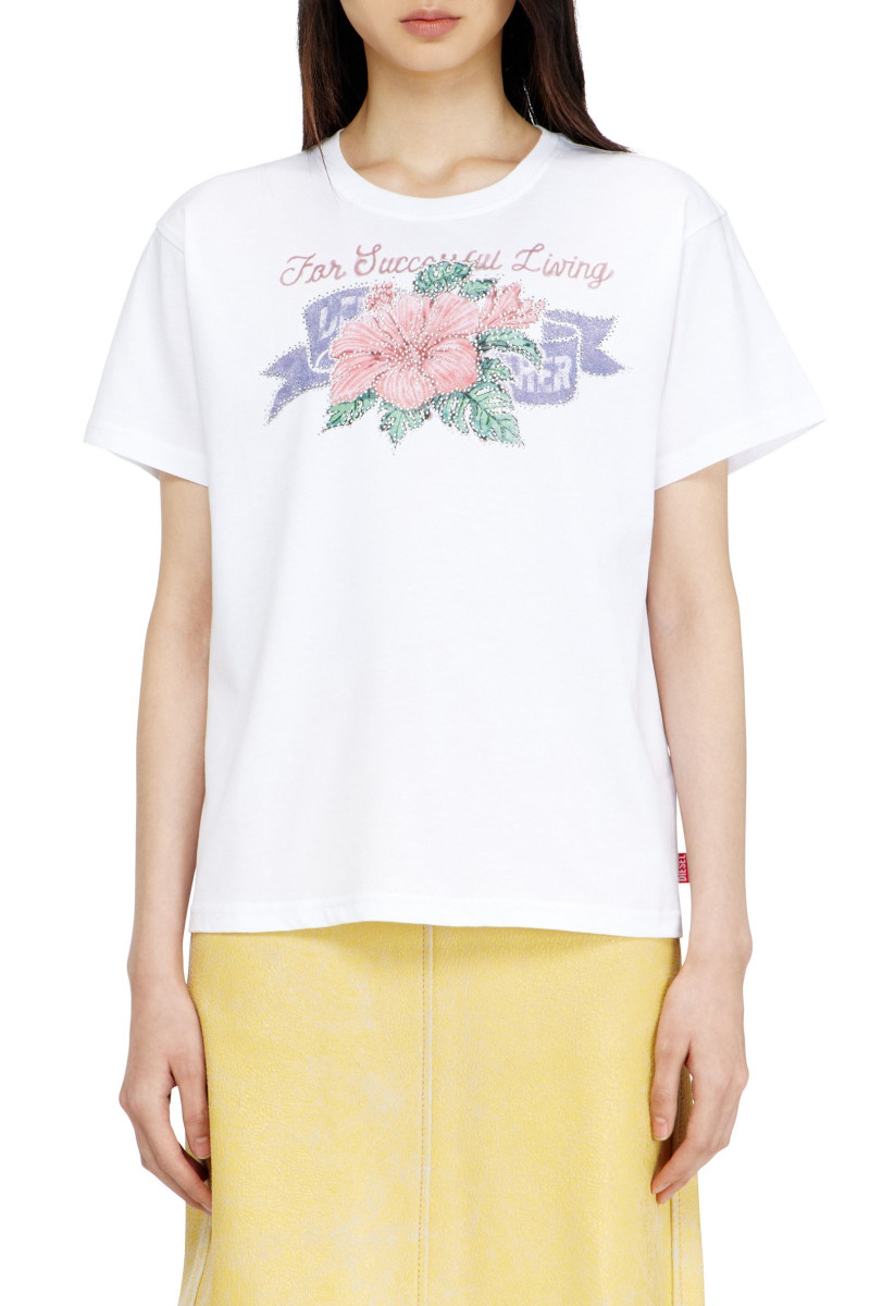 Póló Diesel T-Bling T-Shirt Bright White