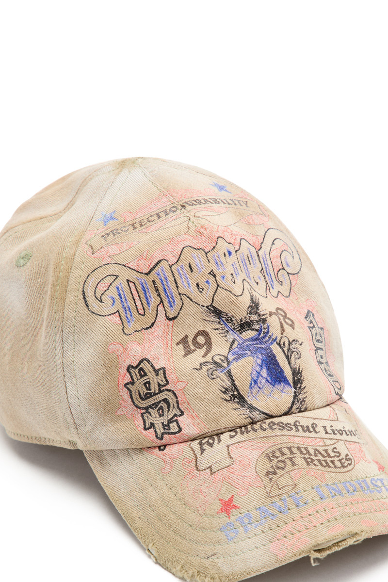 Šiltovka Diesel C-Ritual Hat Coconut Milk