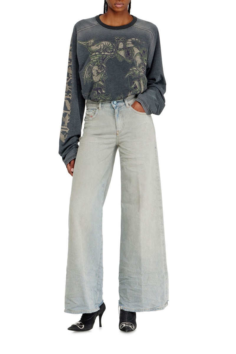 Džínsy Diesel 1978 D-Akemi Trousers Denim