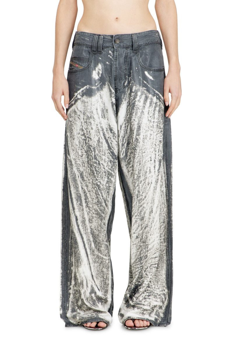 Džínsy Diesel 1997 D-Enim-M-L-Fsi Trous Black/Denim