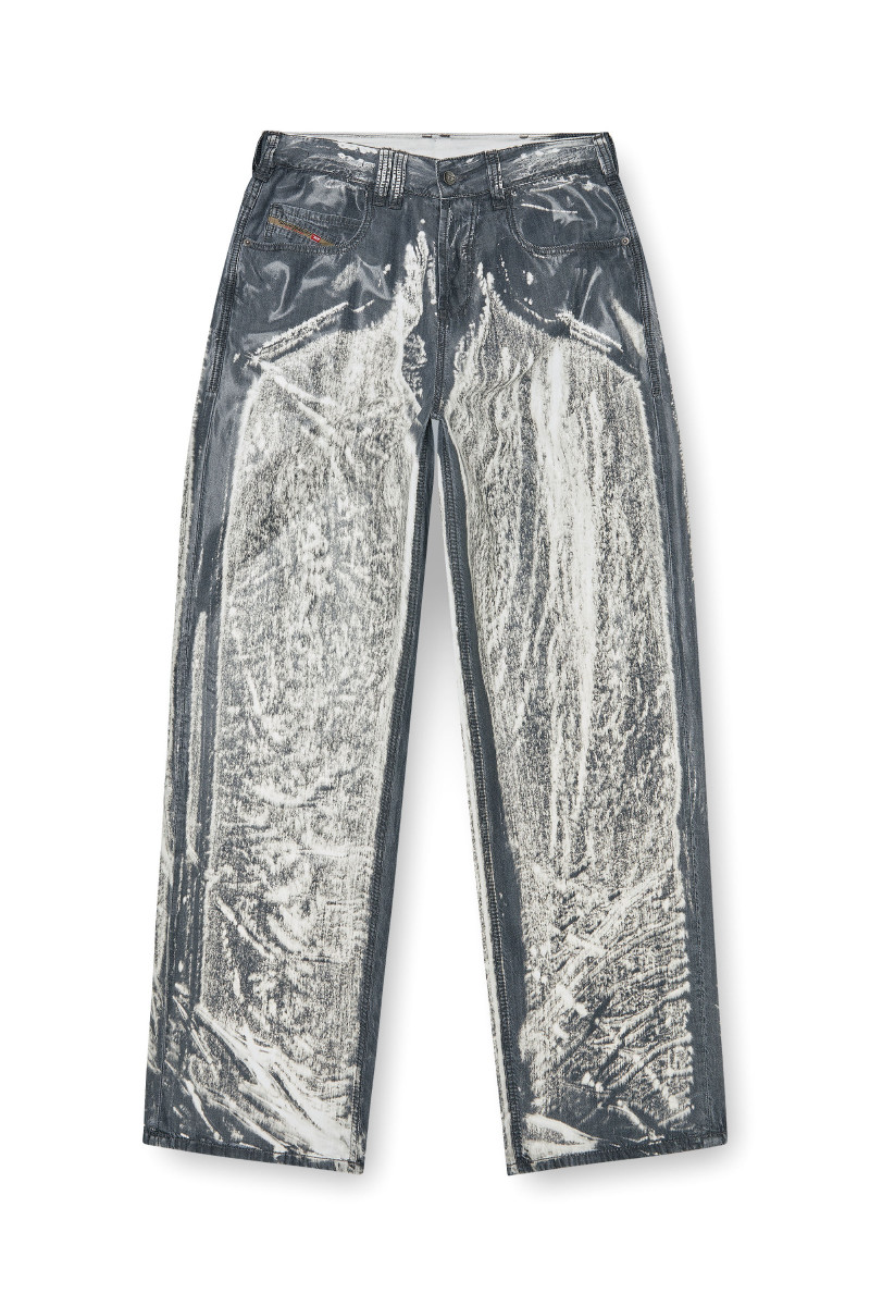 Džínsy Diesel 1997 D-Enim-M-L-Fsi Trous Black/Denim