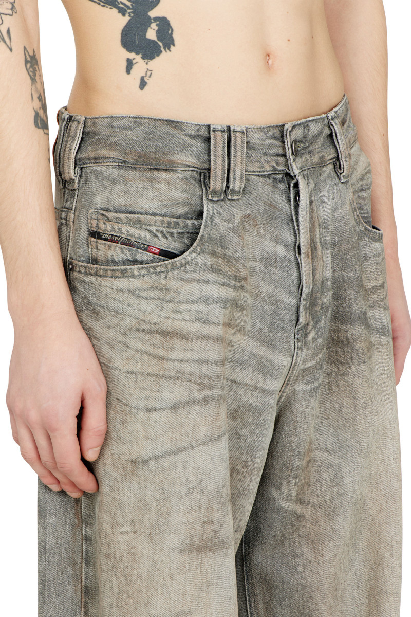 Džínsy Diesel 1997 D-Enim-M-Fsi2 Trouse Black/Denim