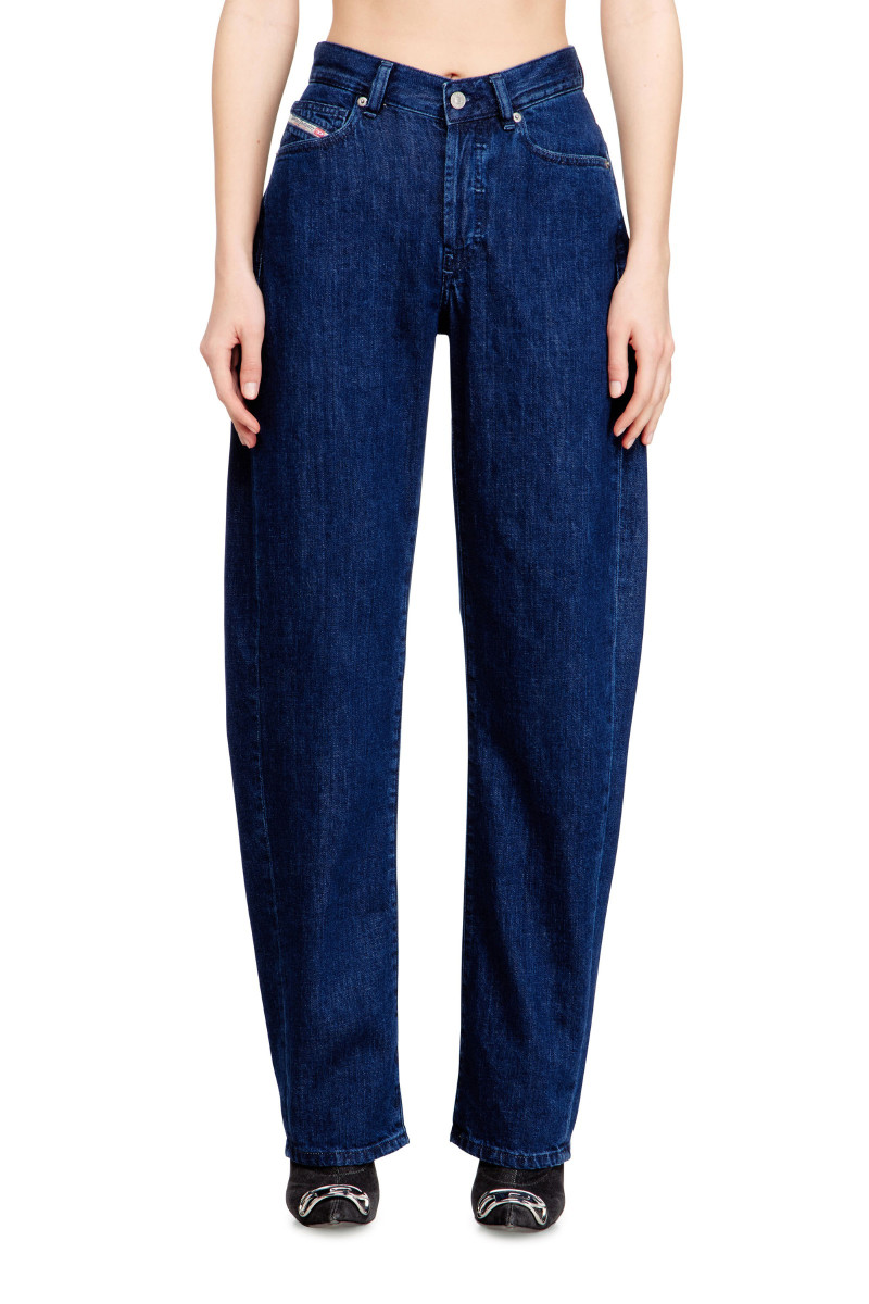 Levně Džíny diesel 1974 d-ellz trousers denim