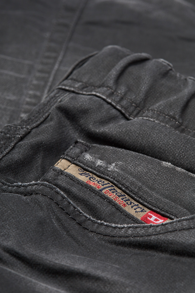 Džínsy Diesel E-Krooley Jogg Sweat Jeans Black/Denim