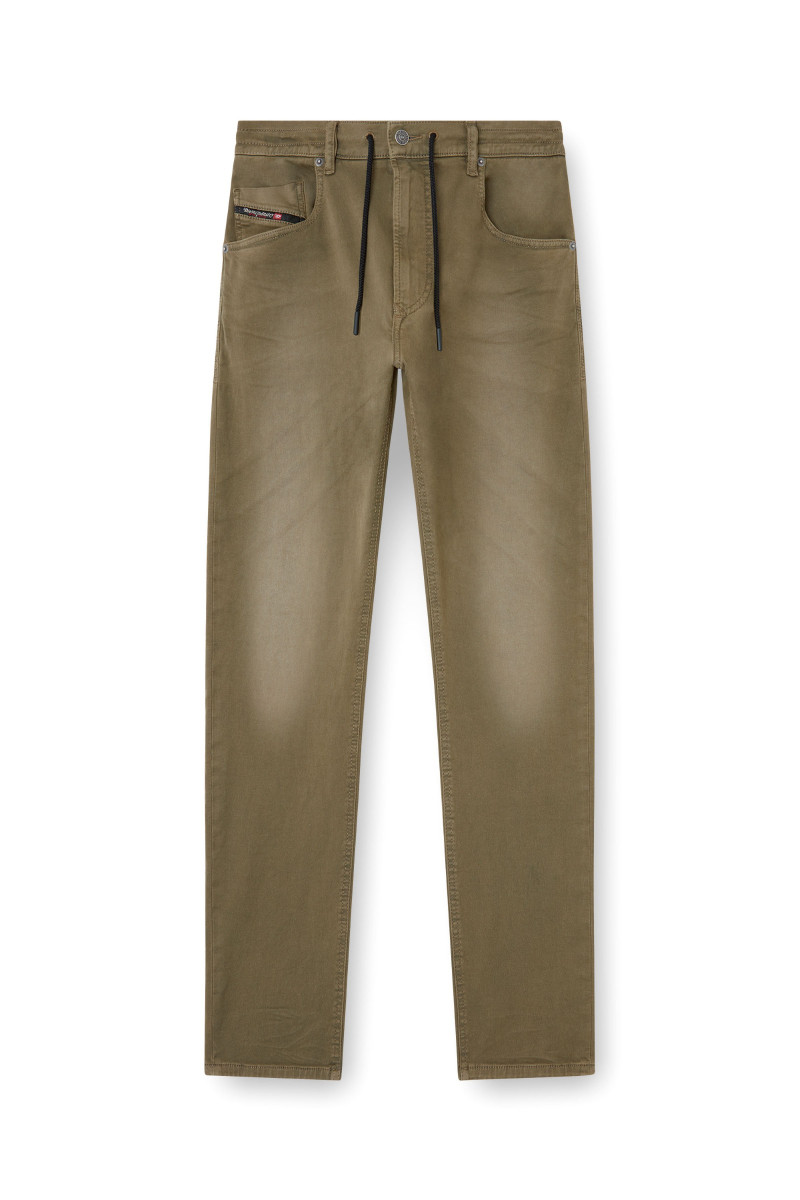 Džínsy Diesel 2032 D-Krooley-B Jogg Sweat Jeans Green