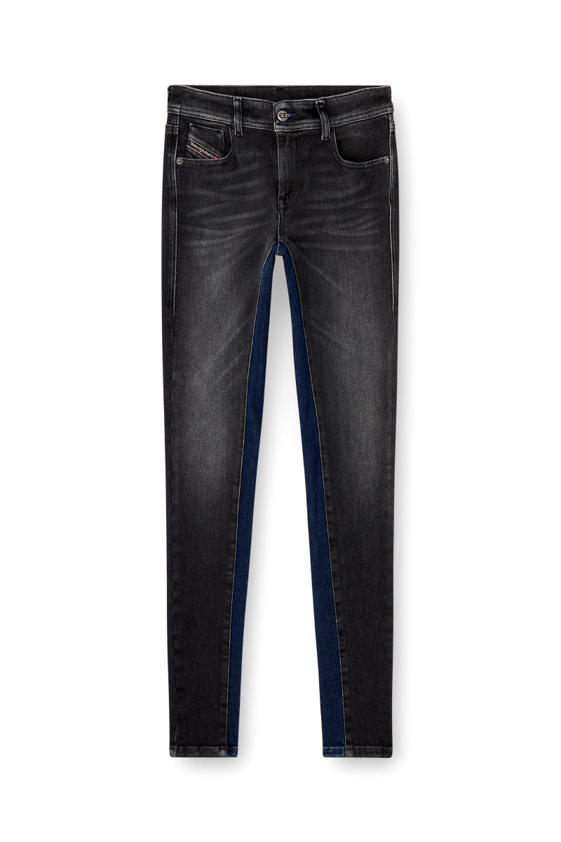 Džínsy Diesel 2017 Slandy-B Trousers Black/Denim