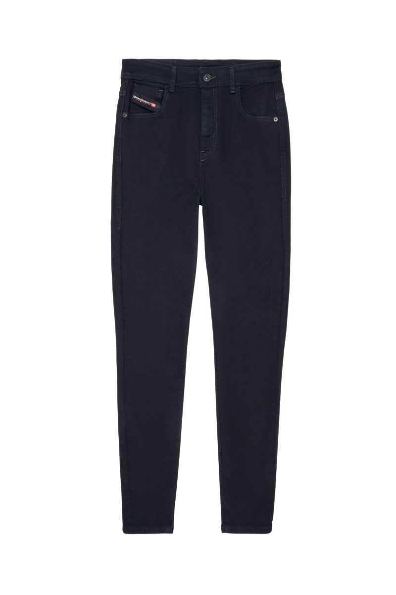 Džínsy Diesel 1984 Slandy-High Trousers Black/Denim