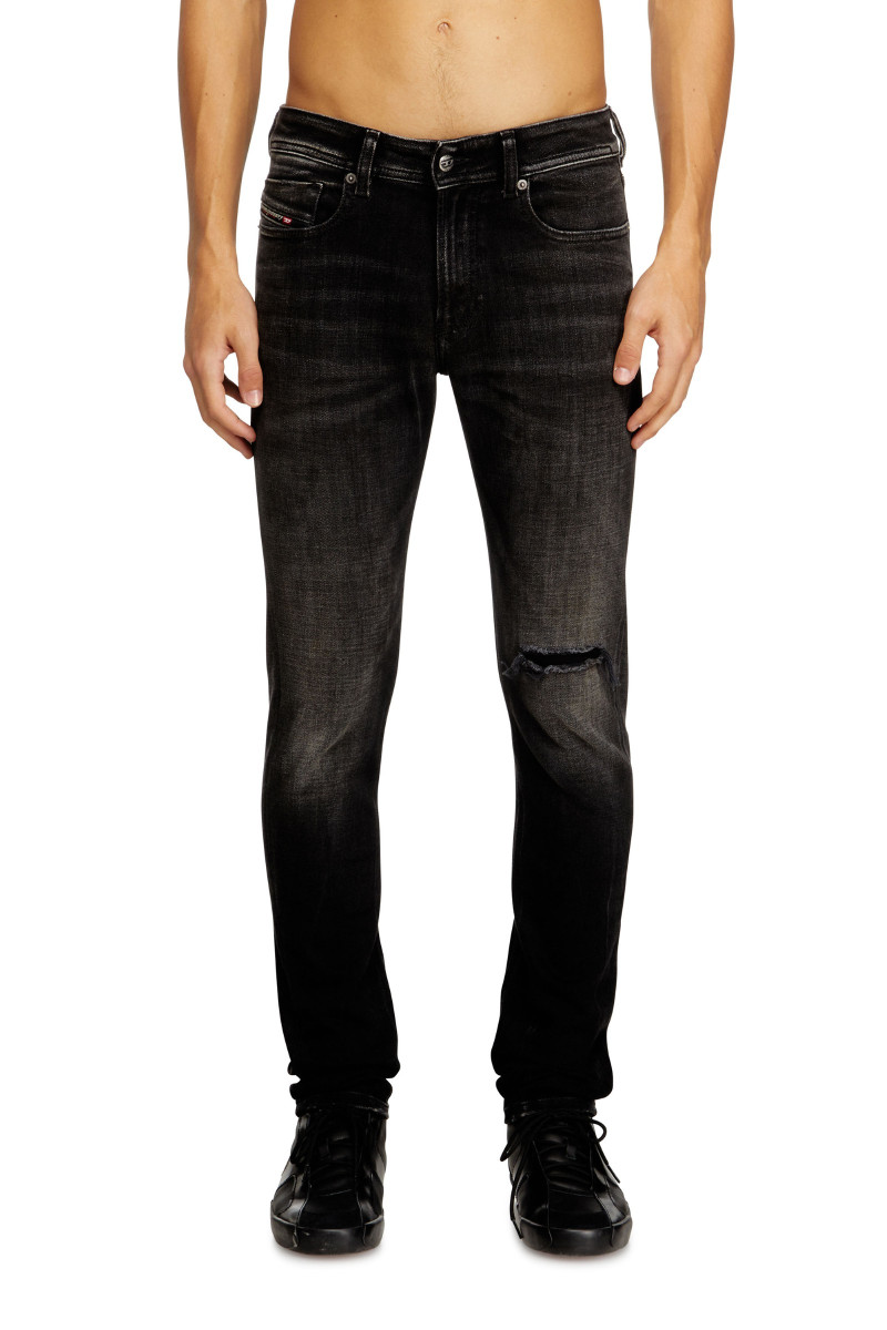 Džínsy Diesel 1979 Sleenker Trousers Black/Denim