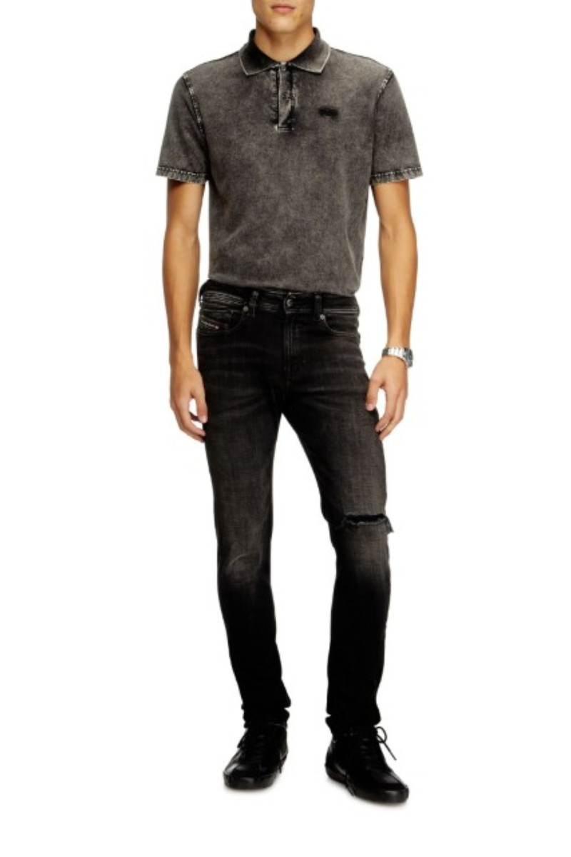 Džínsy Diesel 1979 Sleenker Trousers Black/Denim