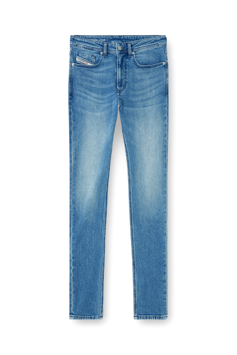Džínsy Diesel 1979 Sleenker Trousers Denim