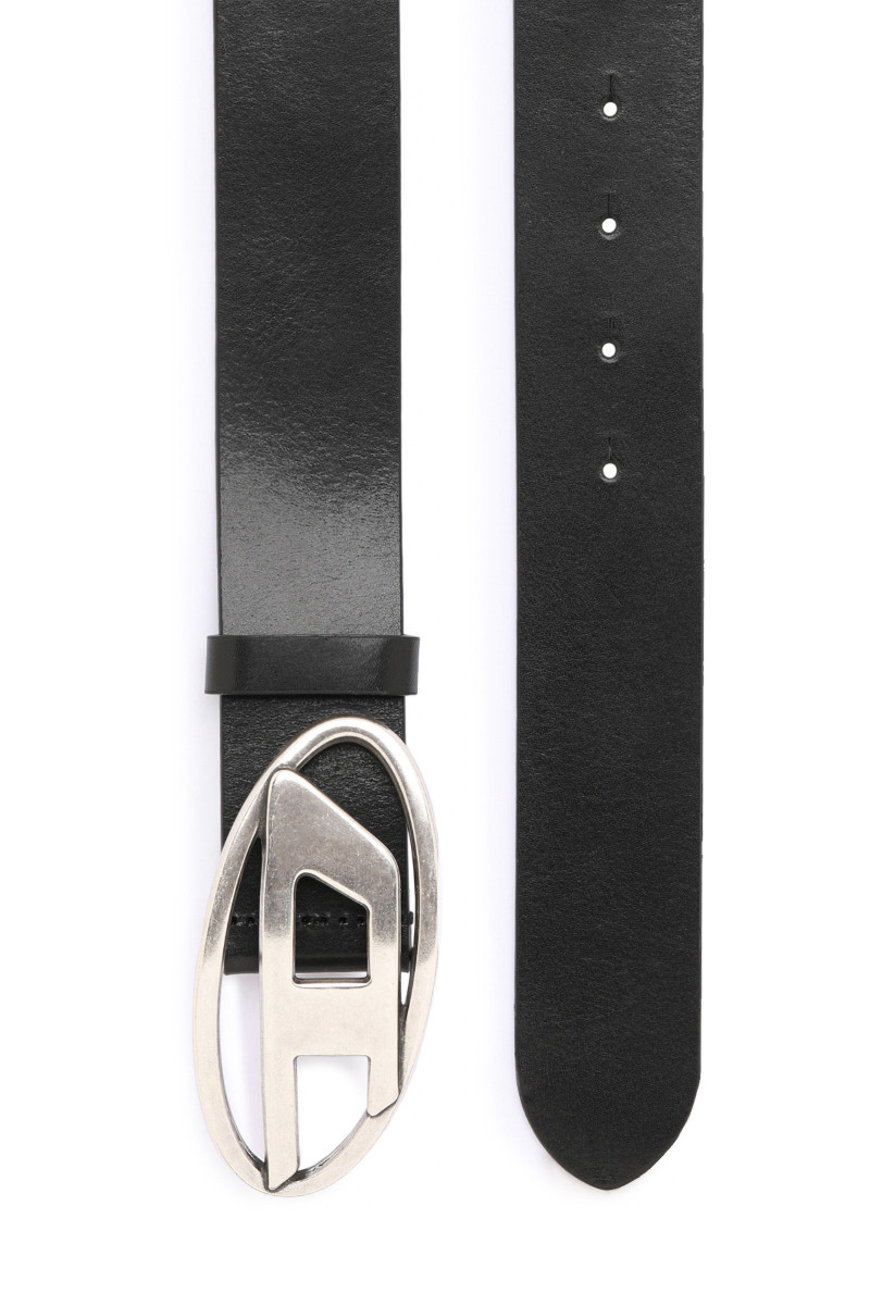 Opasok Diesel Oval D Logo B-1Dr Belt Black