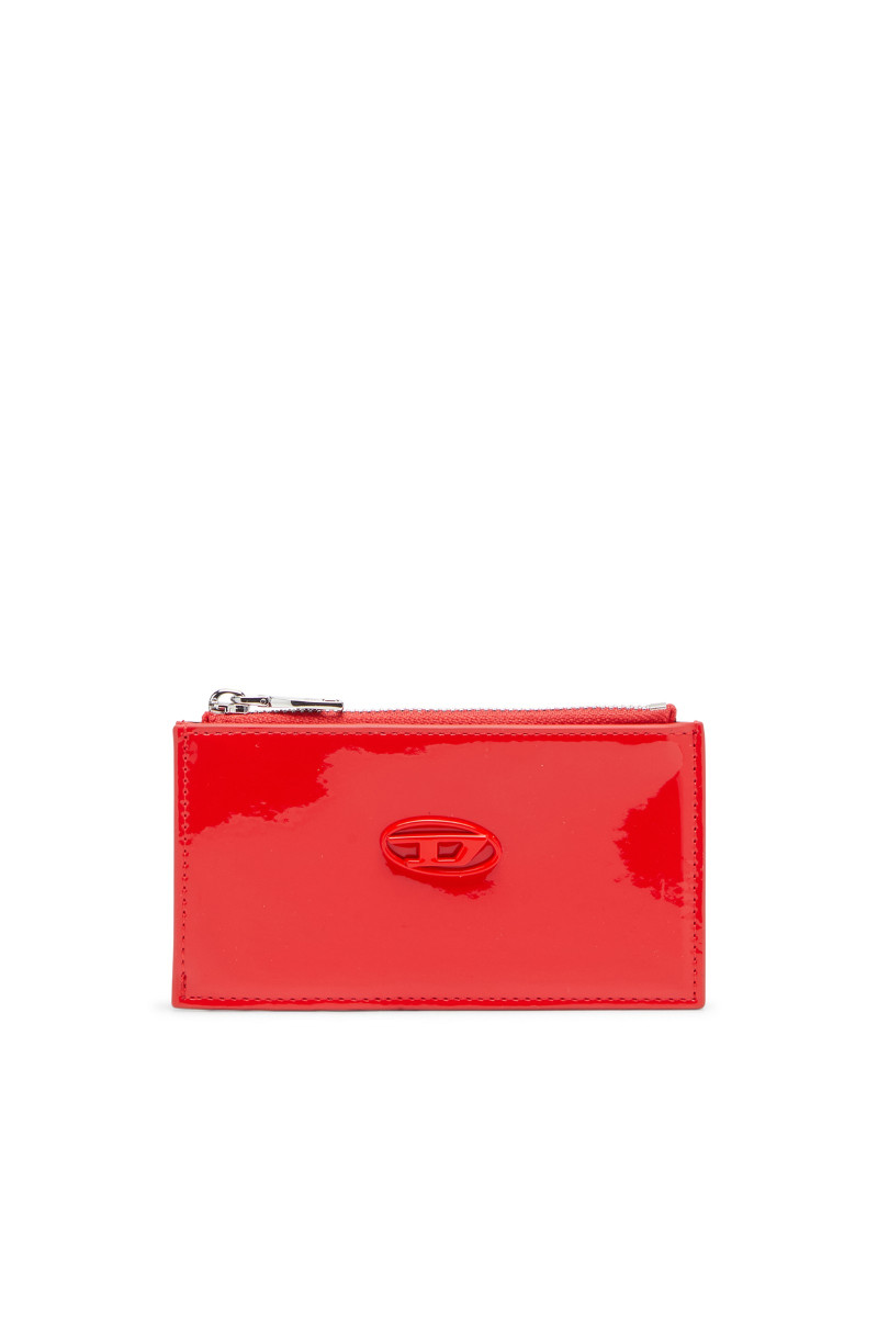 Púzdro Na Platobné Karty Diesel Play Card Holder Iii Wallet Red/Chromed