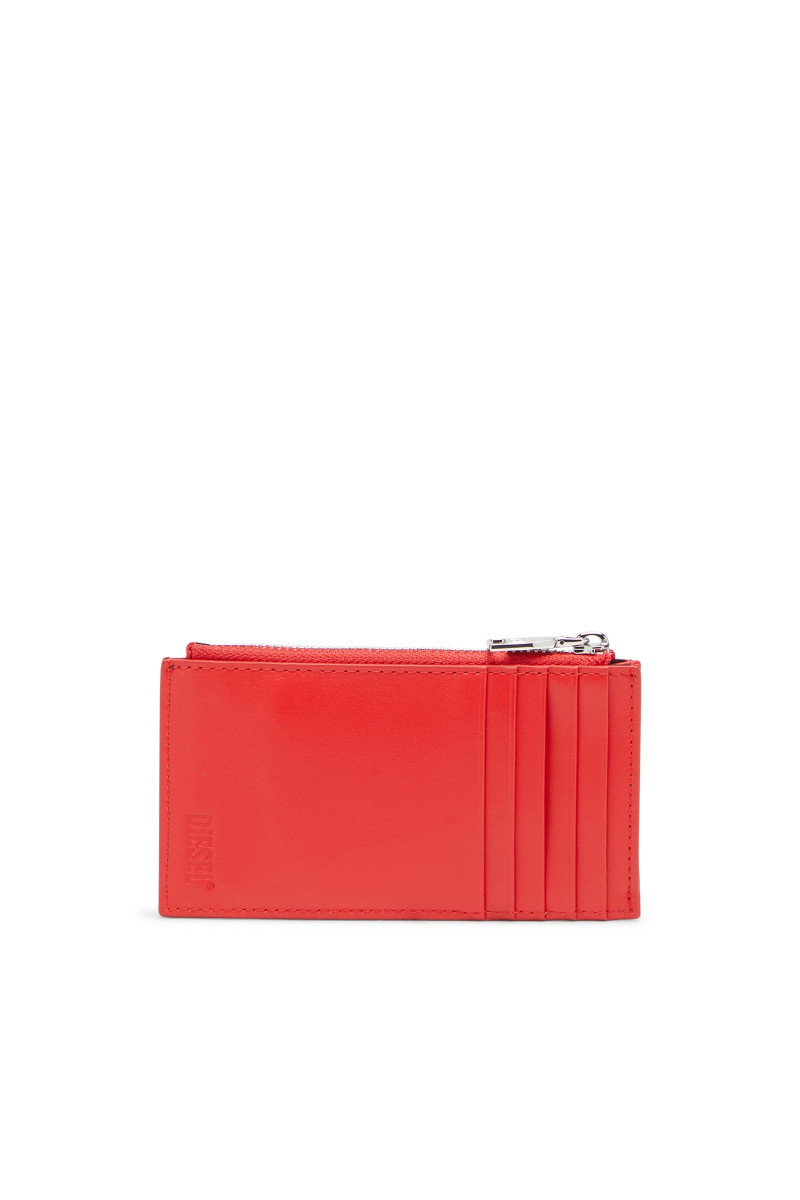 Púzdro Na Platobné Karty Diesel Play Card Holder Iii Wallet Red/Chromed
