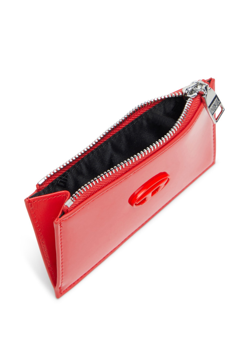 Púzdro Na Platobné Karty Diesel Play Card Holder Iii Wallet Red/Chromed