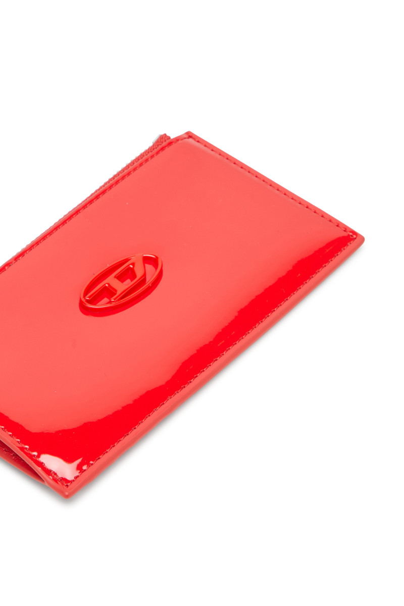 Púzdro Na Platobné Karty Diesel Play Card Holder Iii Wallet Red/Chromed