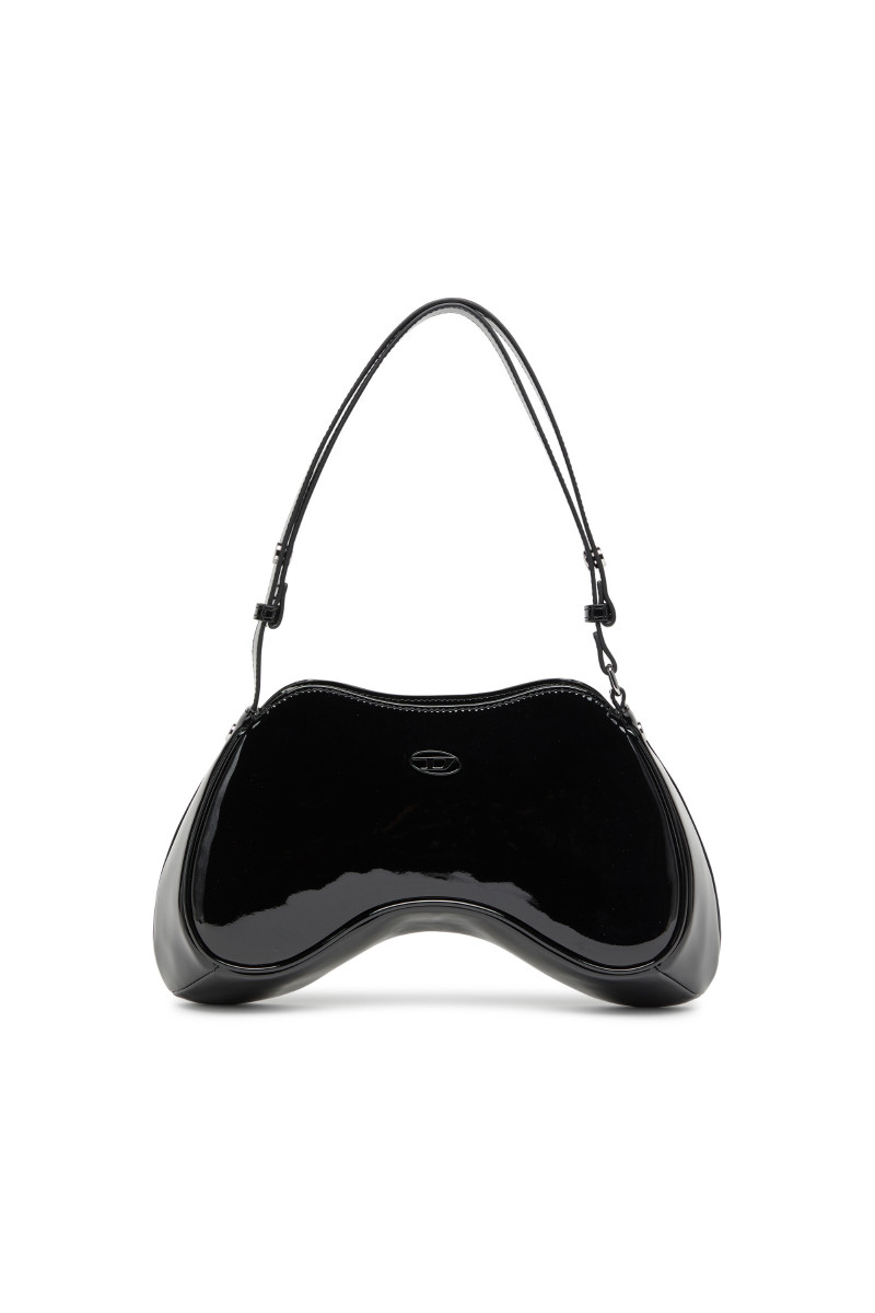 Levně Kabelka diesel play shoulder cross bodybag black/chromed