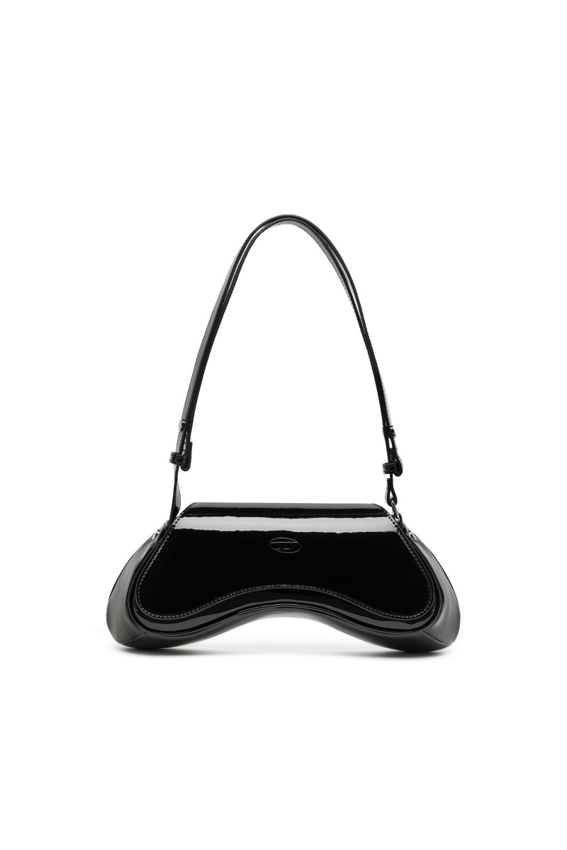 Kabelka Diesel Play Crossbody Shoulder Bag Black/Chromed
