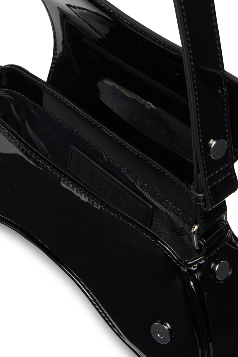 Kabelka Diesel Play Crossbody Shoulder Bag Black/Chromed