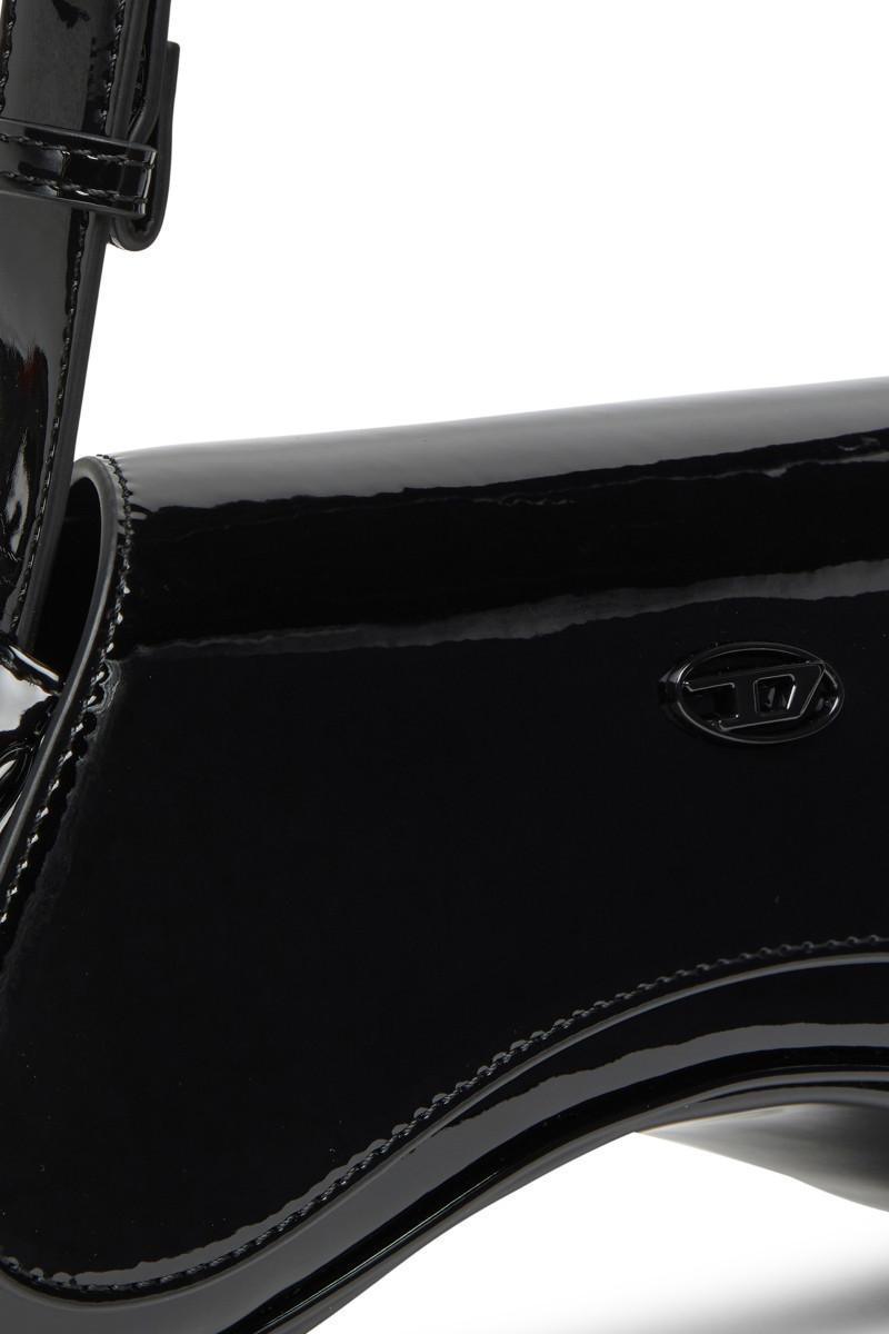 Kabelka Diesel Play Crossbody Shoulder Bag Black/Chromed
