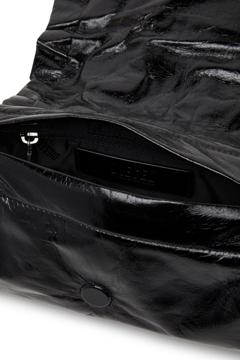 Kabelka Diesel Scrunch-D Shoulder S Bag Black