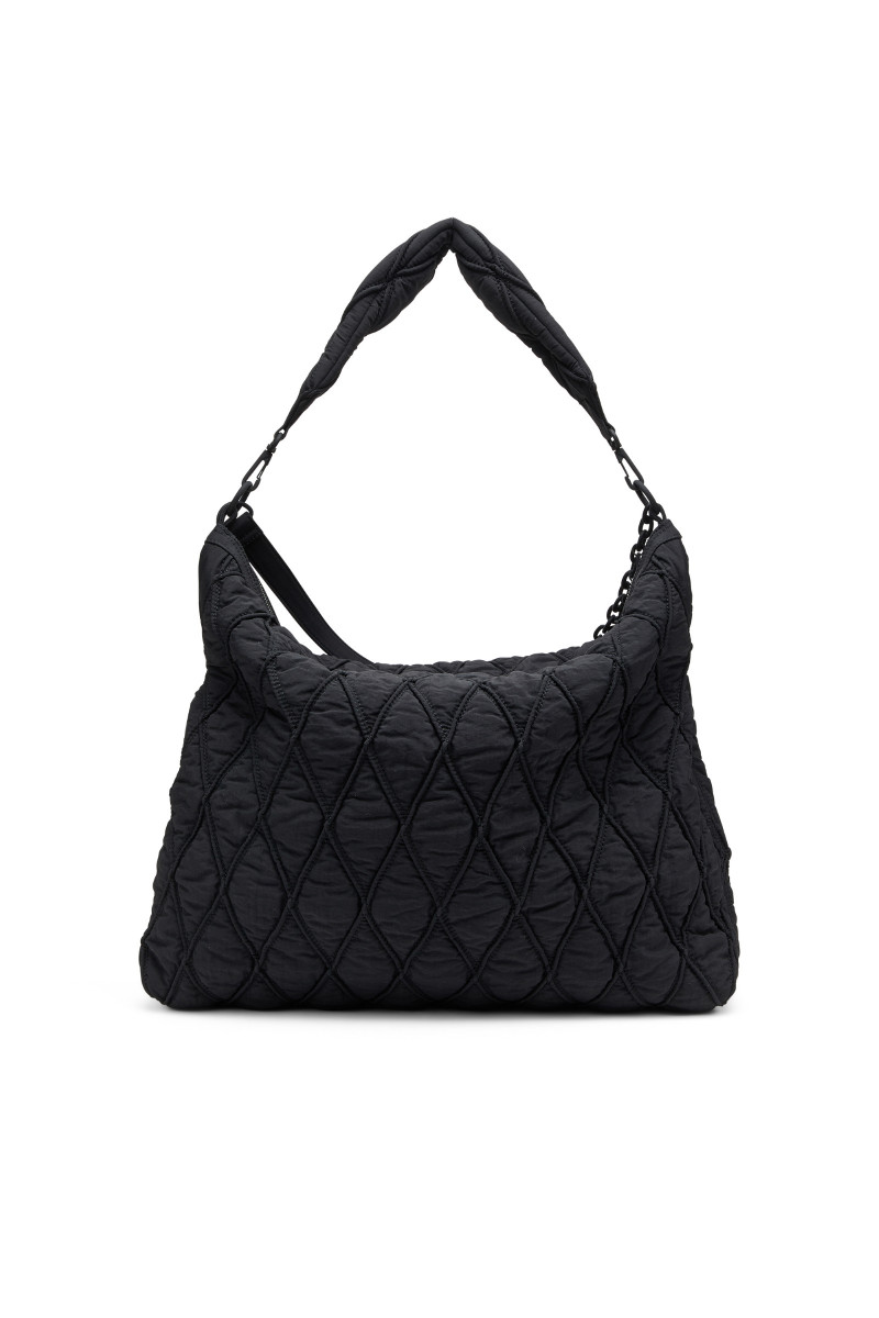 Kabelka Diesel Charm-D Hobo Shoulder Bag Black