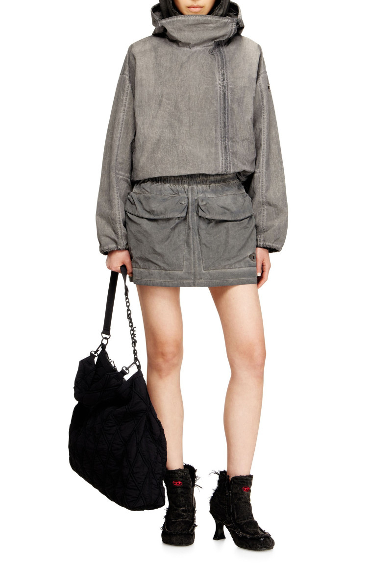 Kabelka Diesel Charm-D Hobo Shoulder Bag Black