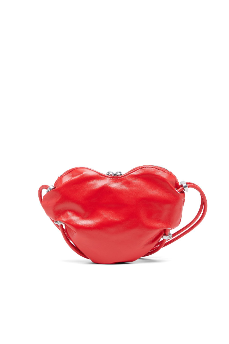 Kabelka Diesel Scrunch-D Heart Shoulder Bag Fiery Red