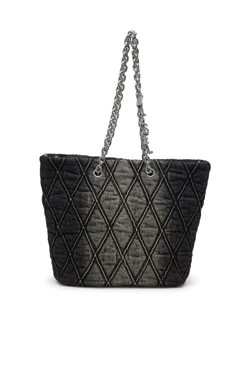 Levně Kabelka diesel charm-d shopper m shopping bag black