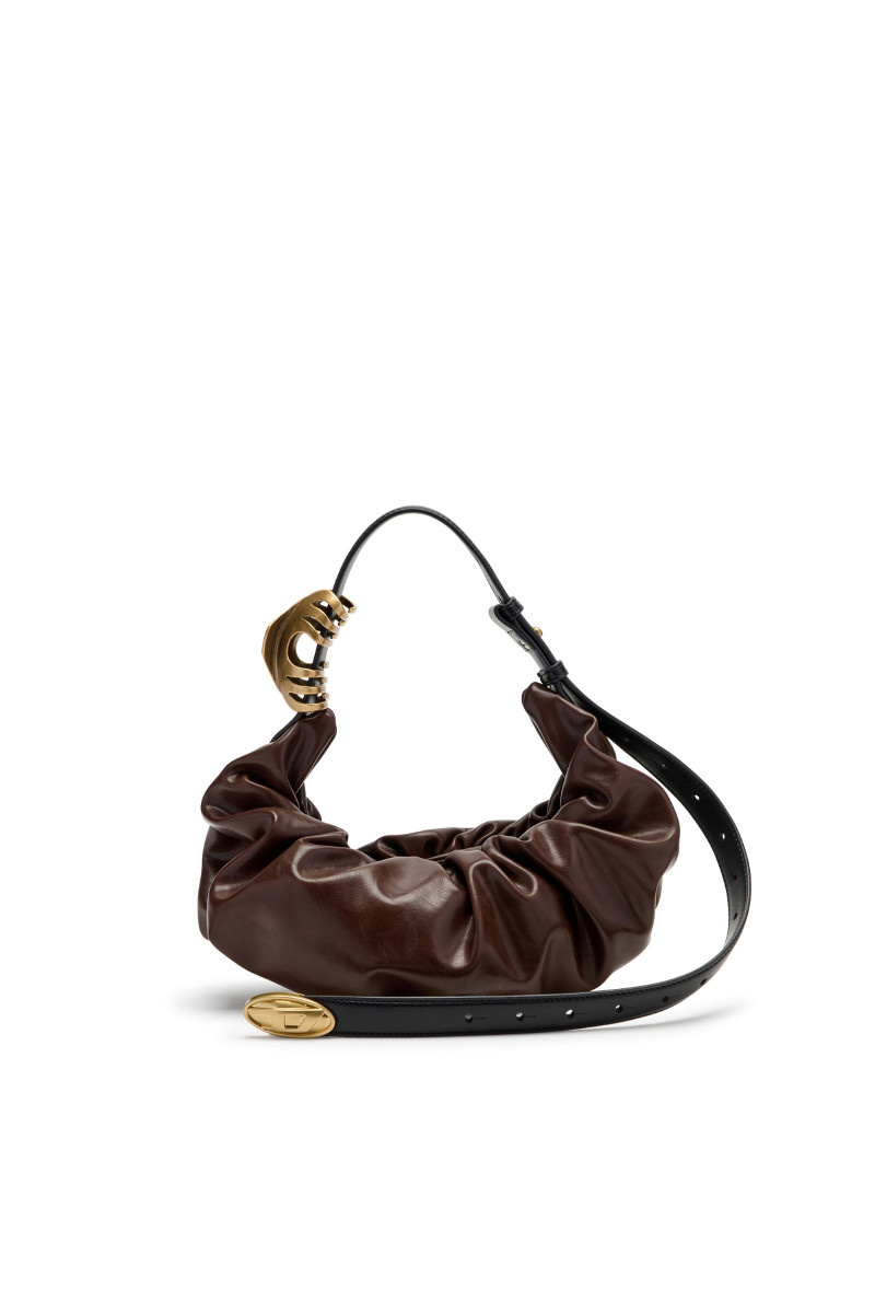 Kabelka Diesel Grab-D 2.0 Hobo S Shoulder Bag Chocolate Lab
