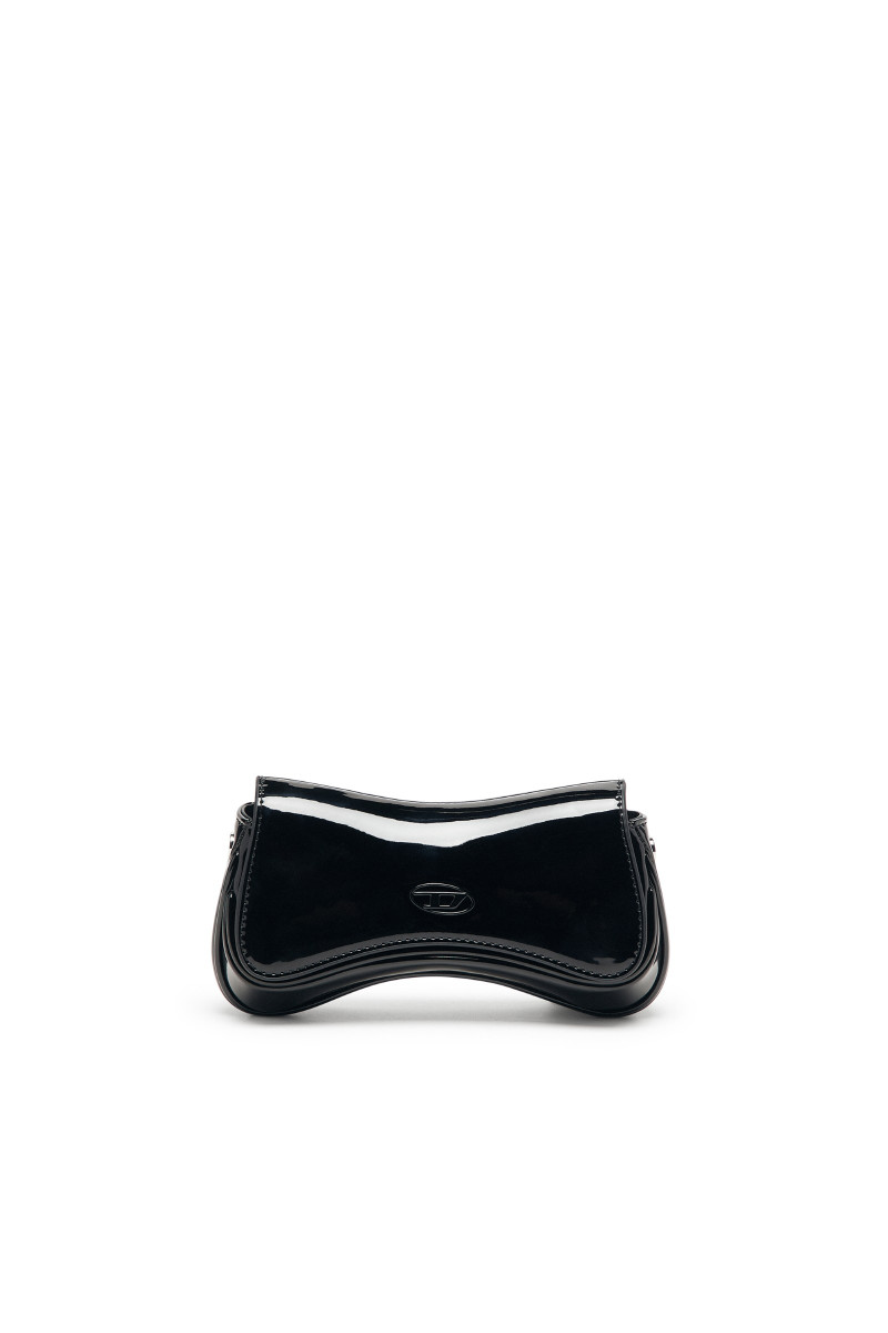 Levně Crossbody diesel play crossbody xs cross bodybag black/chromed