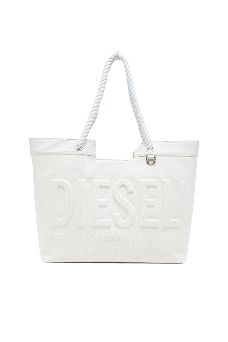 Levně Kabelka diesel dsl 3d shopper ew shopping bag white asparagus