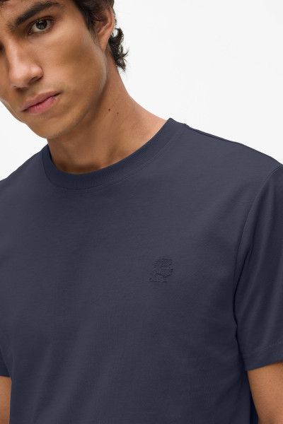 PÓLÓ KARL LAGERFELD KAMEO LOGO T-SHIRT - Kép 4