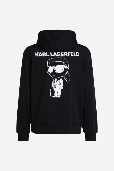 MIKINA KARL LAGERFELD BIG IKON HOODIE - Fotografie č. 6