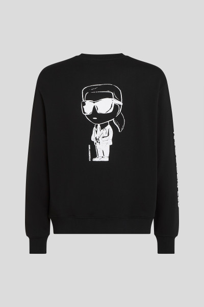MELEGÍTŐ FELSŐ KARL LAGERFELD BIG IKON SWEATSHIRT - Kép 6