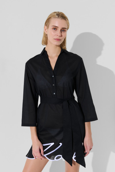 PLÁŽOVÉ OBLEČENÍ KARL LAGERFELD KARL DNA SIGNATURE BEACH DRESS - Fotografie č. 1