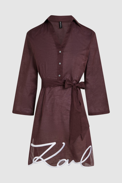 PLÁŽOVÉ OBLEČENÍ KARL LAGERFELD KARL DNA SIGNATURE BEACH DRESS - Fotografie č. 5