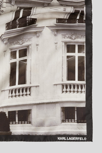 SÁL KARL LAGERFELD RSG MAISON SILK SCARF - Kép 5