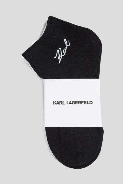 PONOŽKY KARL LAGERFELD K/SIGNATURE SNEAKER SOCK 3P - Fotografia č. 4