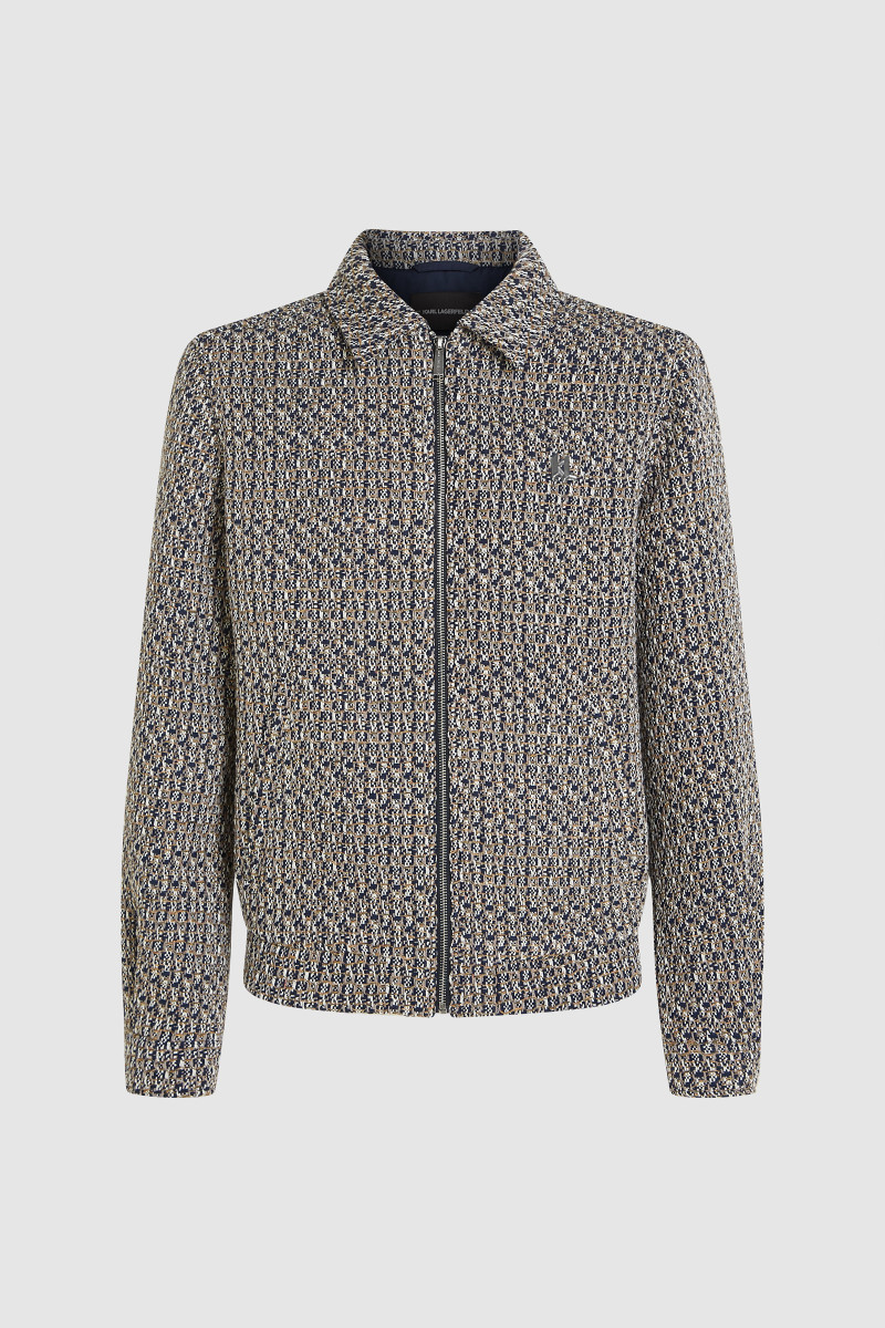 Bunda Karl Lagerfeld Light Kl Boucle Jacket Otter