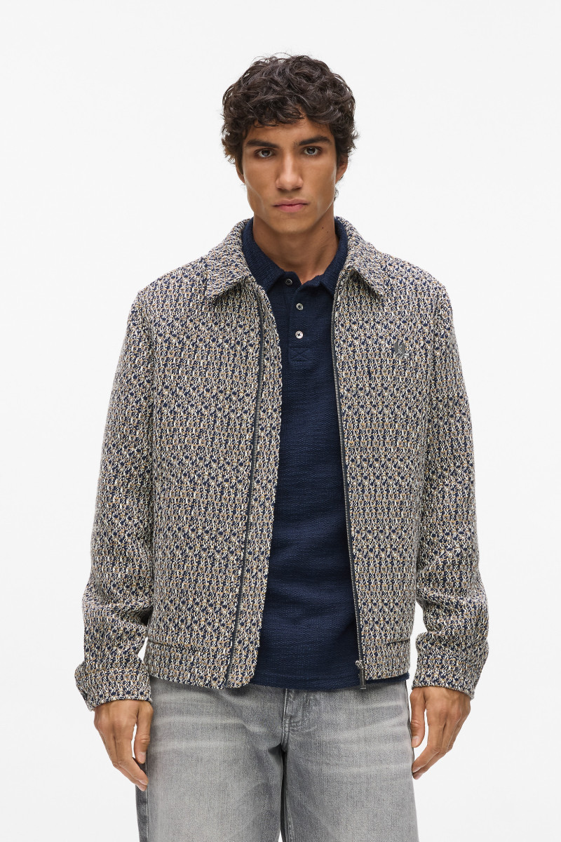 Bunda Karl Lagerfeld Light Kl Boucle Jacket Otter