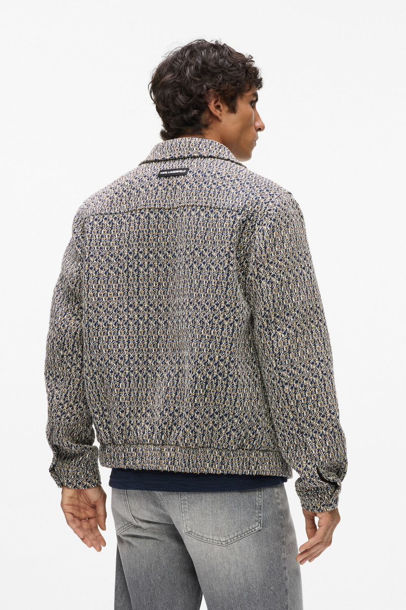 Bunda Karl Lagerfeld Light Kl Boucle Jacket Otter