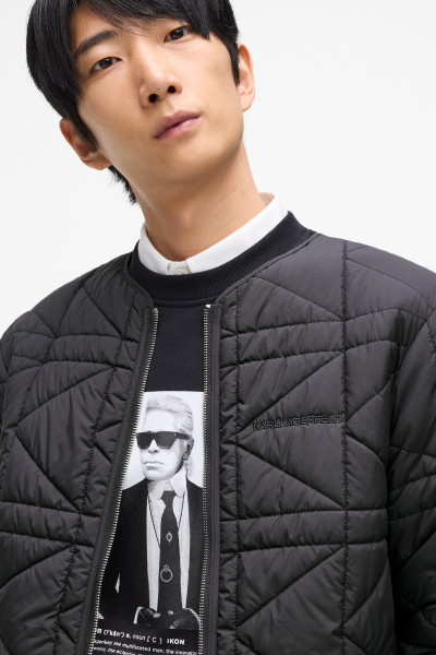 BUNDA KARL LAGERFELD LIGHTWEIGHT PACKABLE JACKET - Fotografie č. 4