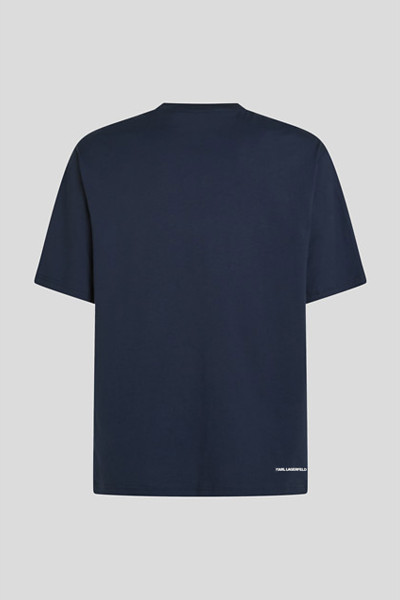 PÓLÓ KARL LAGERFELD GEOMETRIC PLACEMENT T-SHIRT - Kép 2