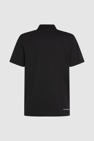 TRIČKO KARL LAGERFELD IKON JERSEY SSLV POLO - Fotografie č. 6