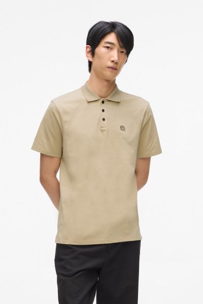 TRIČKO KARL LAGERFELD IKON JERSEY SSLV POLO - Fotografie č. 1