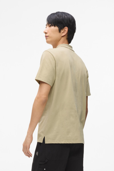 TRIČKO KARL LAGERFELD IKON JERSEY SSLV POLO - Fotografie č. 3