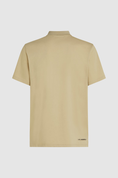 TRIČKO KARL LAGERFELD IKON JERSEY SSLV POLO - Fotografie č. 6