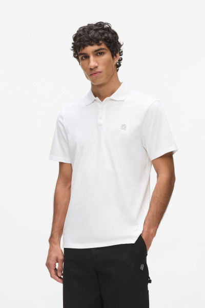 TRIČKO KARL LAGERFELD IKON JERSEY SSLV POLO - Fotografia č. 1