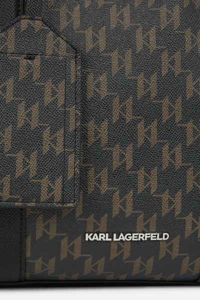 TÁSKA KARL LAGERFELD K/MONOGRAM KANVAS WEEKENDER - Kép 5