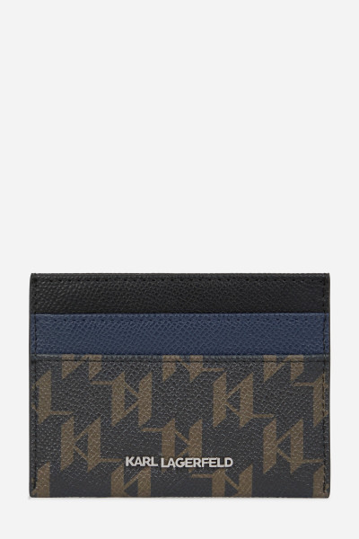 PÚZDRO NA PLATOBNÉ KARTY KARL LAGERFELD K/MONOGRAM KANVAS CARDHOLDER - Fotografia č. 1